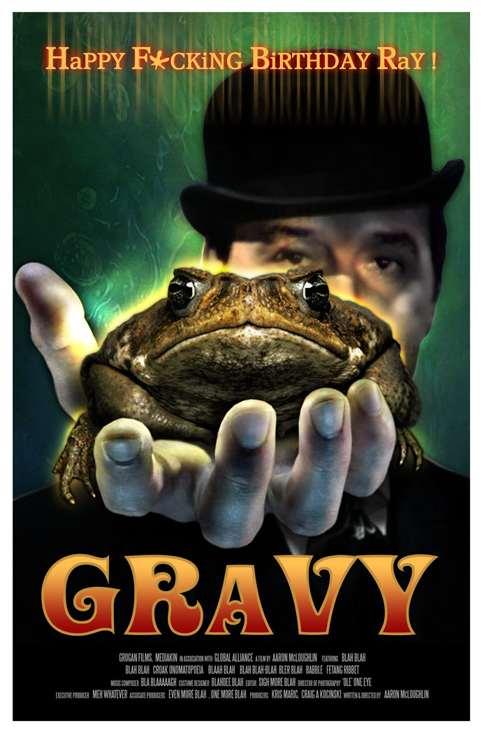 Gravy Film Poster-A birthdaythat will take you to infinity and beyond! Gravy Film Poster-A birthdaythat will take you to infinity and beyond!
