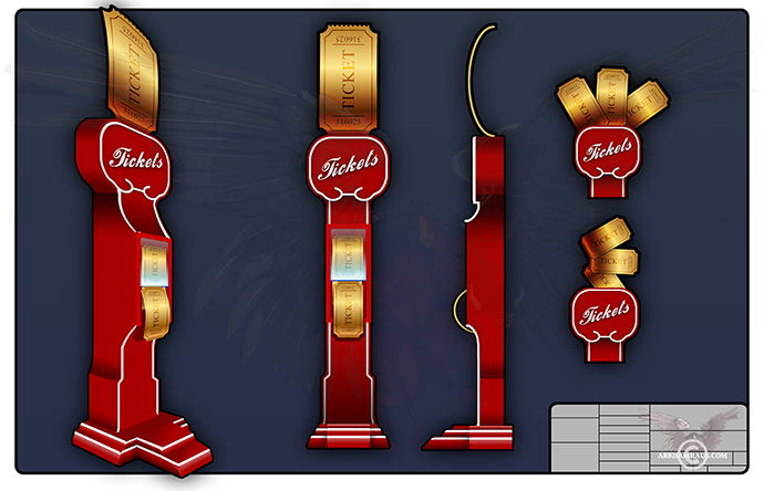 Ticket Booth Design + optional headers Ticket Booth Design + optional headers