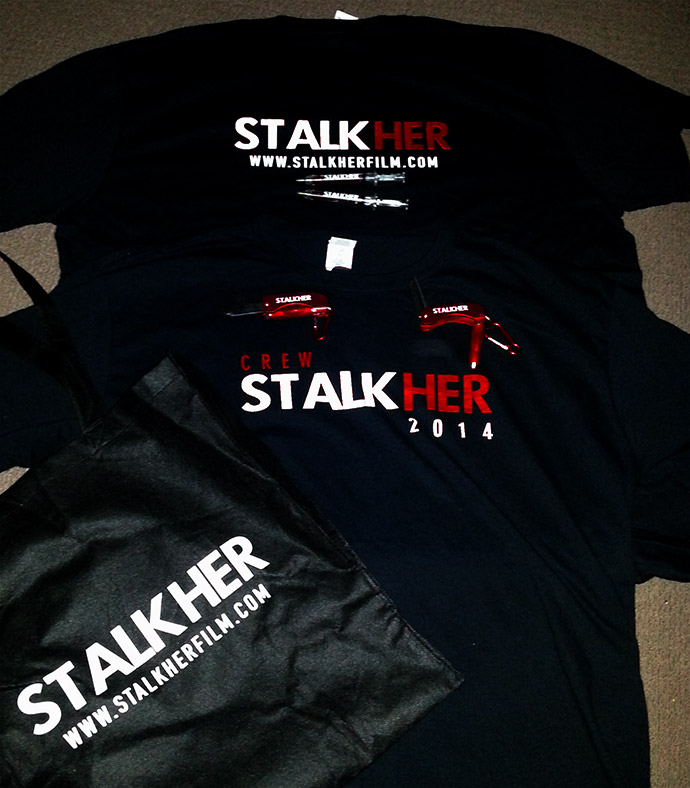 Vectored title art for the queensland Feature film Stalkher (2014) promotional material- syringe pens, utility knives, t-shirts, bags ect Vectored title art for the queensland Feature film Stalkher (2014) promotional material- syringe pens, utility knives, t-shirts, bags ect